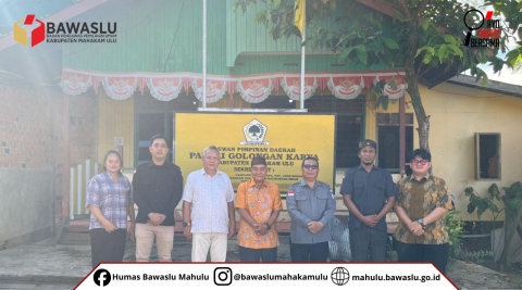 Dok. Kegiatan kunjungan Bawaslu Mahulu ke Partai Golkar
